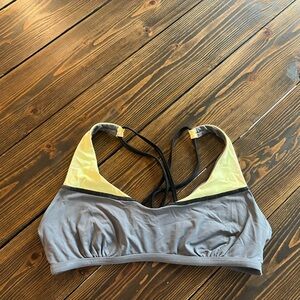 LSpace Gray and Yellow Women's Bralette